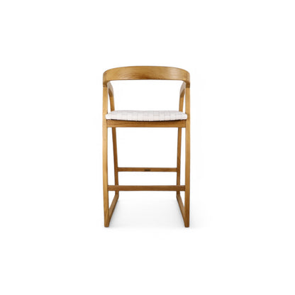 Casa Bar Chair Leather White | Bundle X 2