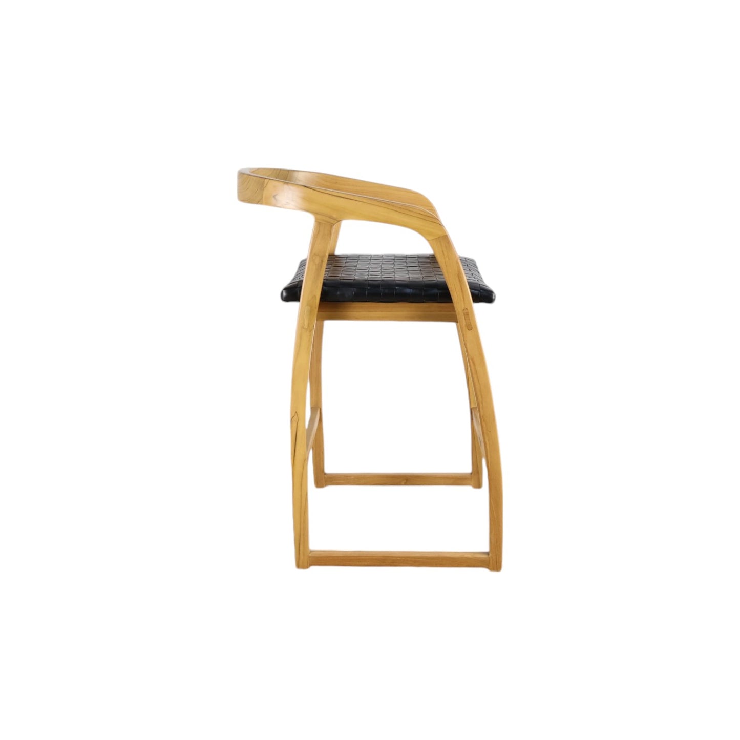 Casa Bar Chair Leather Black | Bundle X 2