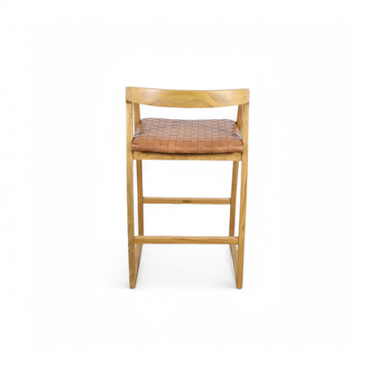 Casa Bar Chair Leather Tan | Bundle X 2