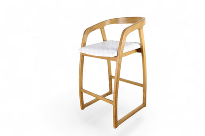 Casa Bar Chair leather White