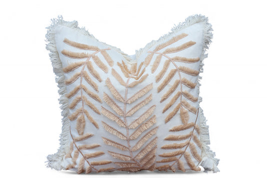 Euphoria Stone Leaf Cushion 50x50cm