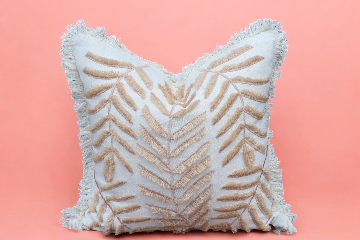 Euphoria Stone Leaf Cushion 50x50cm