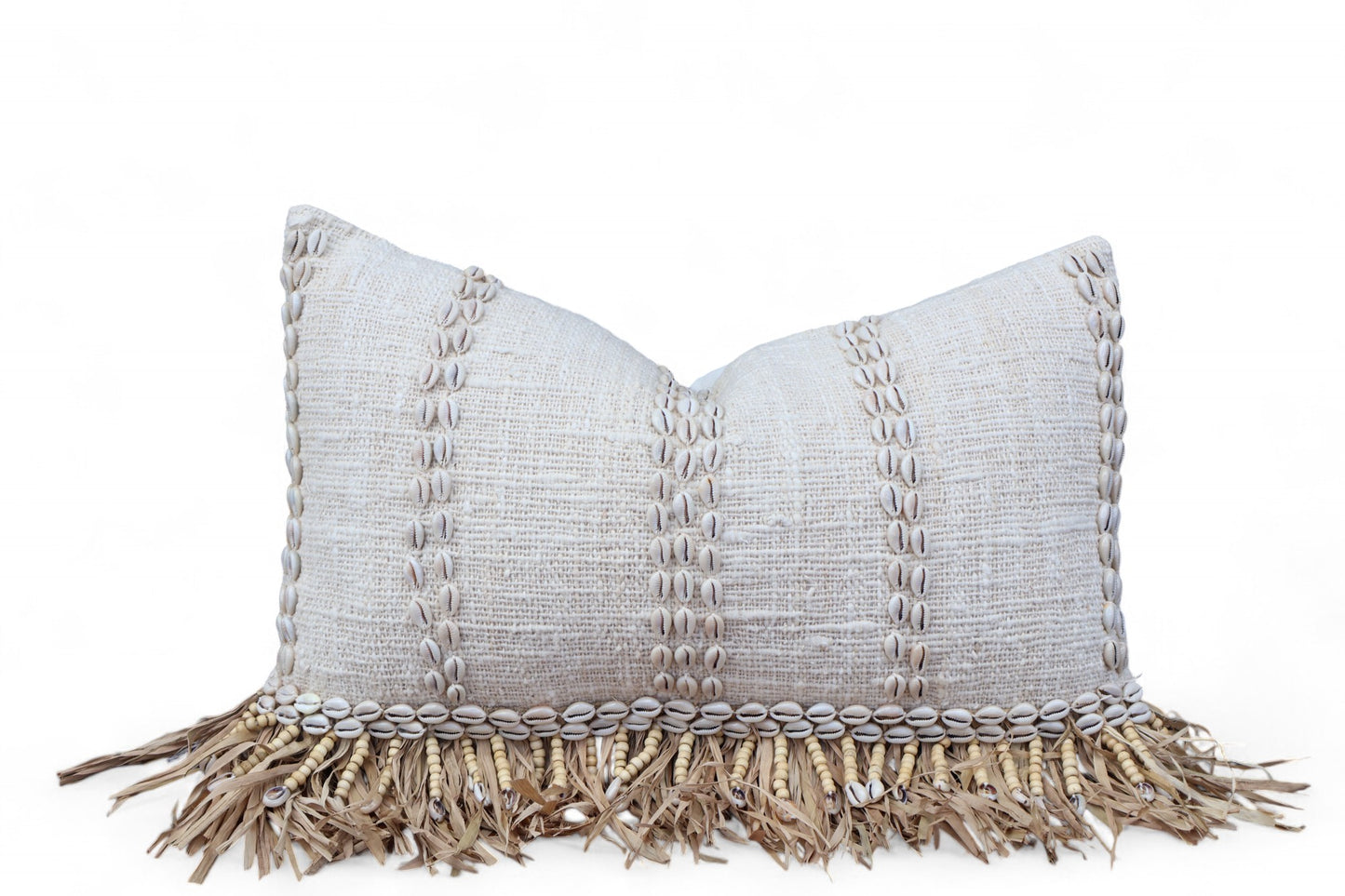 Kiara Shell Embellished Cushion 35x50cm