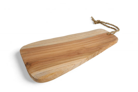 Teak Cutting Board Hanging Rustic - Large