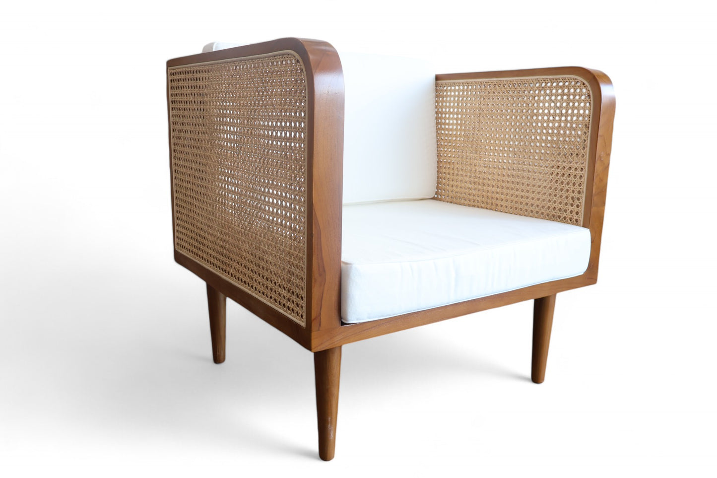 Venus Teak Rattan Armchair