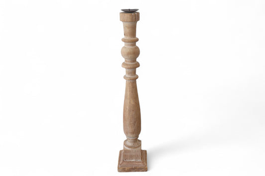 Teak Wood Handcrafted 70cm Candle stand