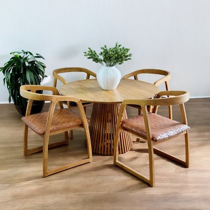 Louie Dining Set | Louie Dining Table + Casa Dining Chairs X 4