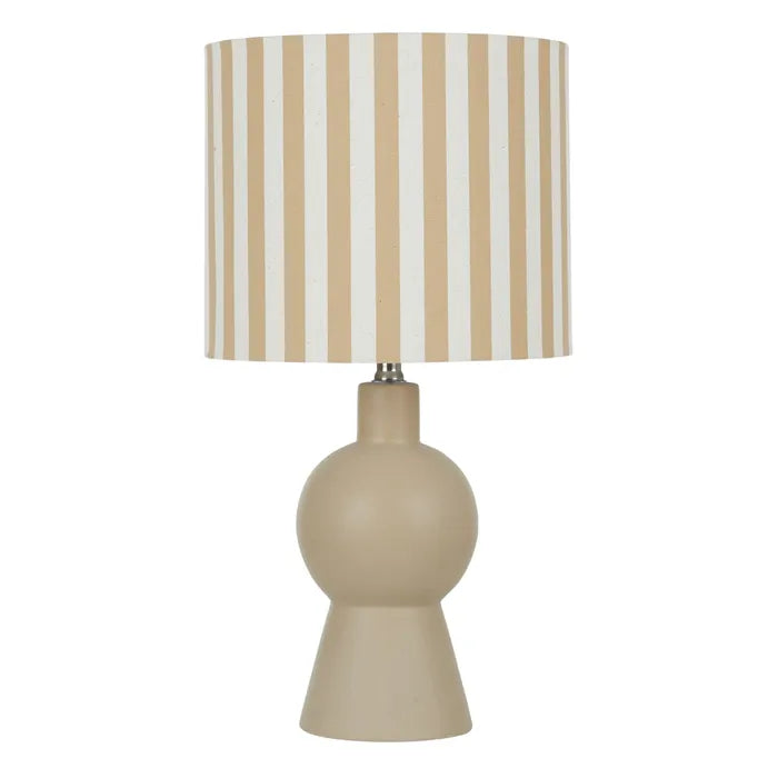 Montauk Ceramic Lamp 30.5x54cm Mustard