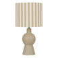 Montauk Ceramic Lamp 30.5x54cm Mustard