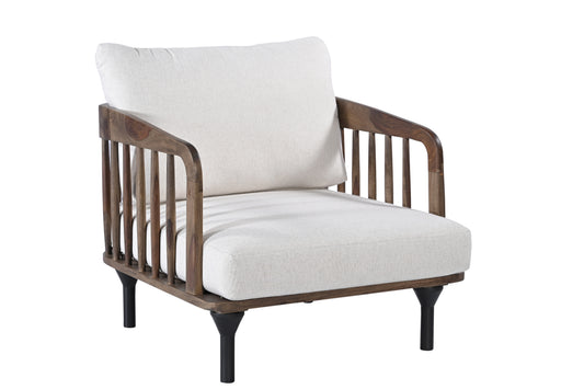 Sheesham Wood Mavis Lounge Arm Chair