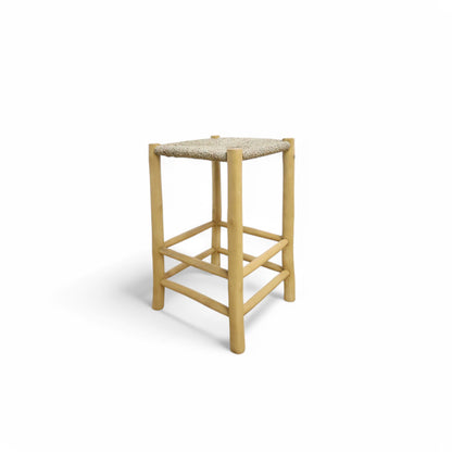 Seagrass Teak Bar Stool | Bundle X 2