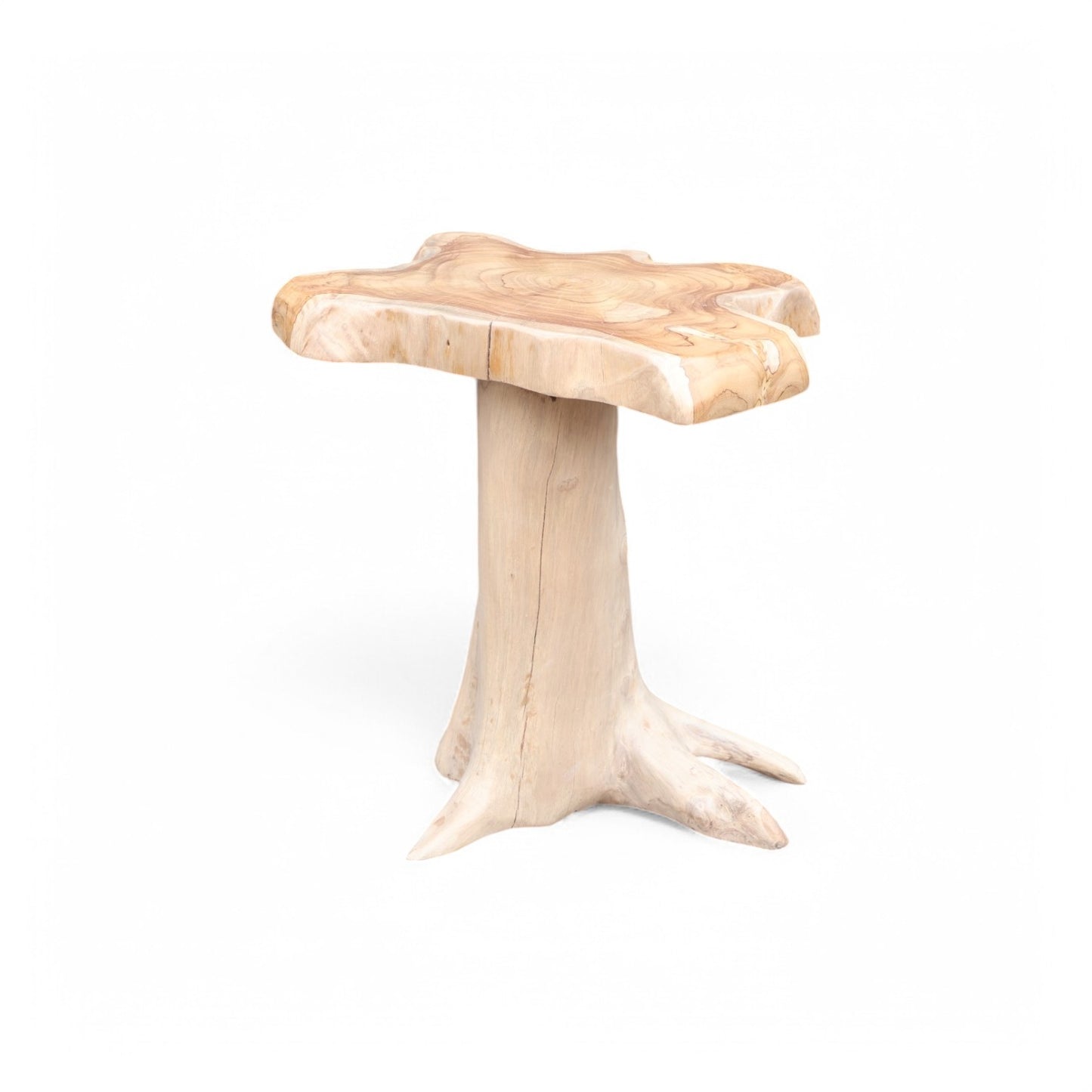 Teak Tree Side Table